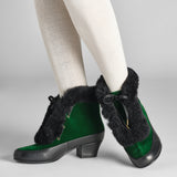Alpen Retro Winter Booties (Emerald/Black)