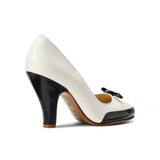 PRE-ORDER Suzette Spectator Pumps (Navy/Ivory)