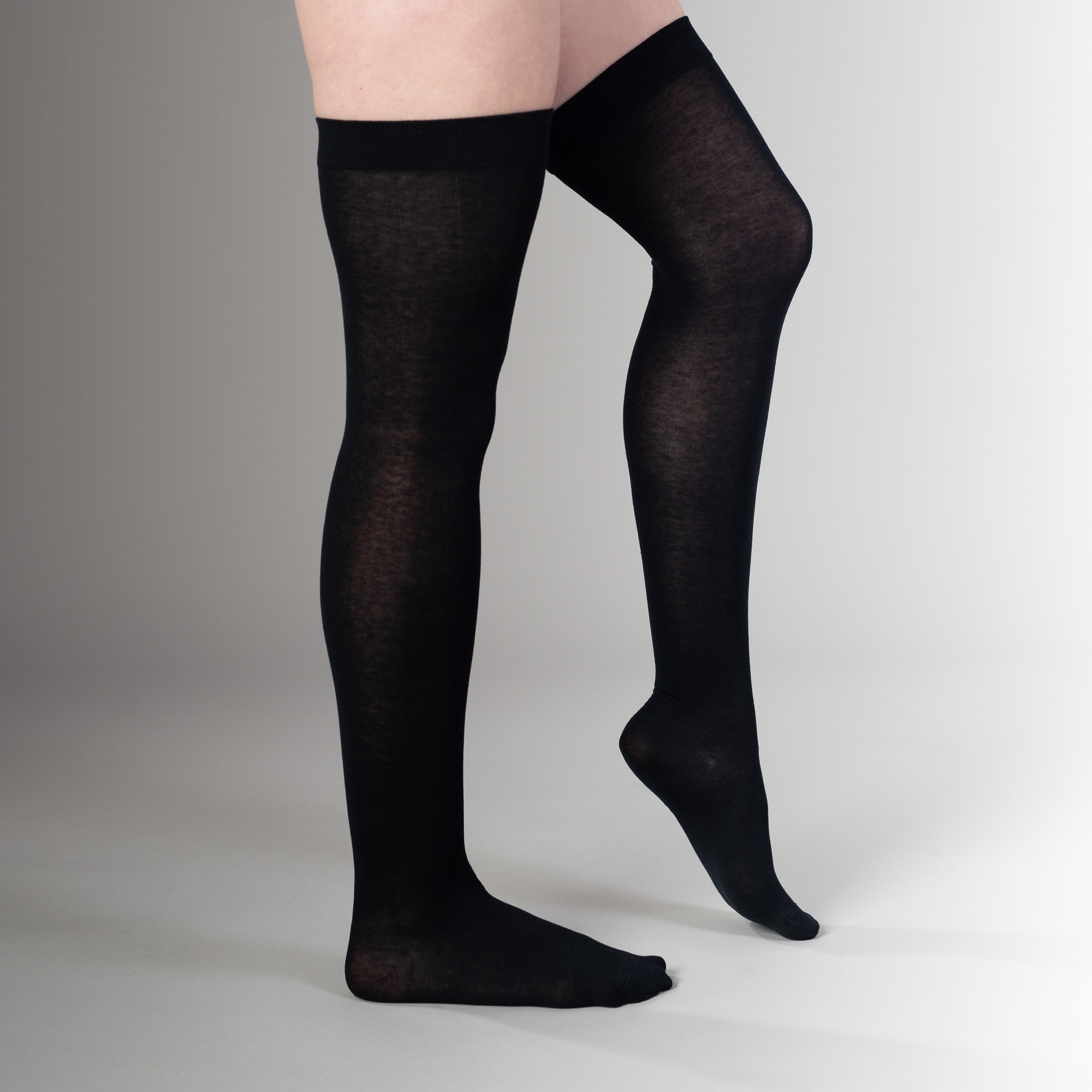 Classic Silk Stockings (Black)