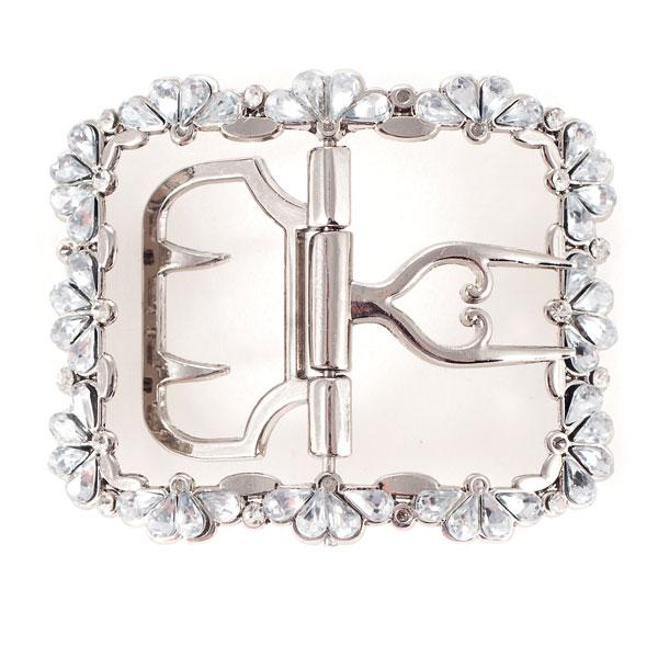 Fleur 18th Century Shoe Buckles (Silver)