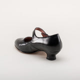 Millie 1920s Mary Jane Shoes (Black)