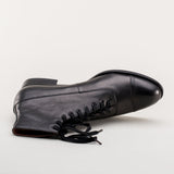 Noble Men's Vintage Lace-Up Boots (Black)