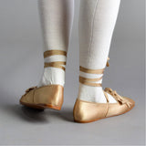 Penelope Regency Slippers (Gold)